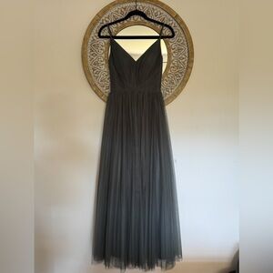 REVELRY Penelope Tulle Dress / Eucalyptus